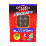 Omega One Frozen Blood Worms Cube Pack 7 oz