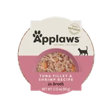 Applaws Natural Tuna Fillet with Shrimp in Broth Wet Cat Food