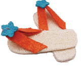 A&E Nibbles Loofah Flip Flop Small Animal Chew Toy 