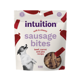 Intuition Beef, Carrot & Pea Recipe Grain-Free Soft & Chewy Sausage Bites Dog Treats 6 oz