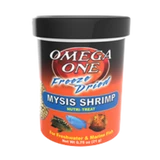 Omega One Freeze-Dried Mysis Shrimp Fish Food for Freshwater & Marine Fish .75 oz
