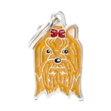 Myfamily Enamel Yorkshire Personalized Dog ID Tag 