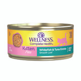 Wellness Complete Health Grain-Free Pate Whitefish & Tuna Canned Kitten Food