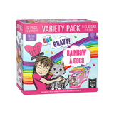 Weruva B.F.F. OMG! Rainbow A Gogo Wet Cat Food Variety Pack 12 ct