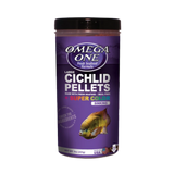 Omega One Super Color Cichlid Pellets Sinking Fish Food 9 oz