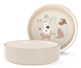 Pet Fringe Studio Petshop Pencil Cats Pet Bowl S