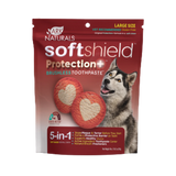 Ark Naturals Brushless Toothpaste Soft Shield Protection+ Large Dental Dog Treats 18 oz