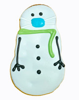 Pawsitively Gourmet Winter Snowman Dog Cookie 