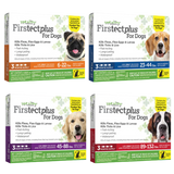 Vetality Firstect Plus for Dogs, Kills Fleas, Flea Eggs & Larvae, Ticks & Lice-3 pack