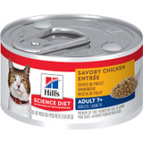 Hill's Science Diet Adult 7+ Savory Chicken Entree Canned Cat Food