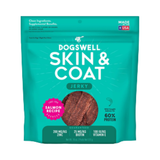 Dogswell Skin & Coat Salmon Recipe Jerky Dog Treats 18 oz