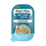 Weruva Meals 'N More Funky Chunky + Skin & Coat Chicken Recipe with Chicken Breast & Veggies in Gravy Wet Dog Food