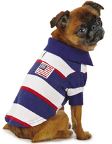 Pet Edge Patriotic Pooch Polo Pet Shirt