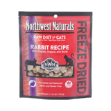 Northwest Naturals Freeze-Dried Rabbit Recipe Raw Diet For Cats 11 oz