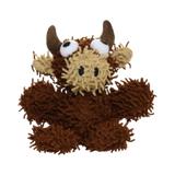 Tuffy's Mighty Microfiber Benny The Bull Durable Dog Toy 