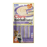 Inaba Churu Hairball Control Tuna Recipe Lickable Cat Treat 4 pk