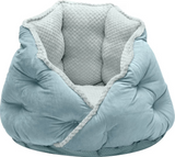 Furhaven Calming Hug Bolster Pet Bed, 18 x 18 in 
