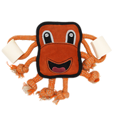 Incredipet Retrieve & Chew Octopus with Natural Bone Dog Toy 