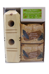 Pure Flight Peanut Suet Plug Combo Pack with Feeder 