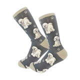 E & S Imports Pet Lover Socks Bichon Dog, Unisex, One Size Fits Most 
