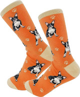 E & S Imports Pet Lover Socks Boston Terrier Dog, Unisex, One Size Fits Most 