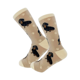 E & S Imports Pet Lover Socks Black Dachshund Dog, Unisex, One Size Fits Most 