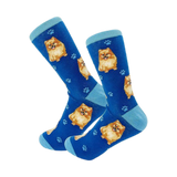 E & S Imports Pet Lover Socks Pomeranian Dog, Unisex, One Size Fits Most 