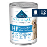 BLUE Natural Veterinary Diet HF Hydrolyzed for Food Intolerance for Dogs - Canned