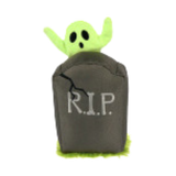P.l.a.y. Halloween Howling Haunts Ghoulish Grave Plush Dog Toy 