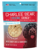 Charlee Bear Original Crunch Turkey & Cranberries Dog Treats 16 oz