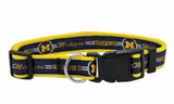 Pets First Michigan Wolverines Satin Adjustable Dog Collar