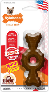 Nylabone Power Chew Ring Flavor Medley Bone Dog Chew Toy Petite
