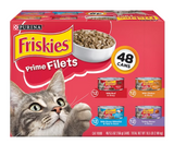 Friskies Prime Filets Variety Pack Canned Cat Food 48 ct