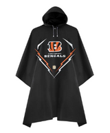 Pets First Cincinnati Bengals Premium Poncho for Humans 