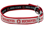 Pets First Ohio State Buckeyes Reversible Dog Collar