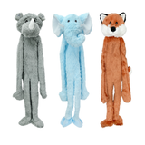 Incredipet Swinging Flatties Stuffing-Free Dog Toy, Assorted 27 in