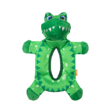 Growl Bruizers Gus the Gator Plush Dog Toy 15 in