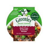 Greenies Smart Topper Wet Mix-In Topper Beef, Peas & Carrots Recipe for Dogs 2 oz