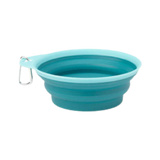 Petrageous Designs Collapsible Travel Pet Bowl, Aqua 1 cup