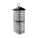 Nature's Way Four Suet Cake Cage Wild Bird Feeder with Roof 