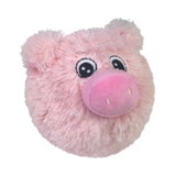 Petlou EZ Squeaky Pig Ball Stuffing-Free Dog Toy 4 in