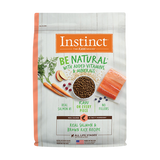 Instinct Be Natural Real Salmon & Brown Rice Recipe Freeze-Dried Raw Coated All Life Stage Dry Dog Food