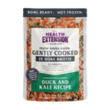Health Extension Whole Foods Gently Cooked in Bone Broth Grain Free Duck & Kale Recipe Dog Food