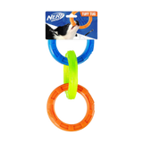 Nerf TPR 3-Ring Tug Dog Toy 10.5 in