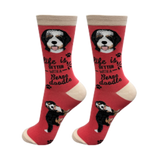 E & S Imports Life is Better With a Bernadoodle Socks 