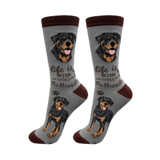 E & S Imports Life is Better With a Rottweiler Socks 