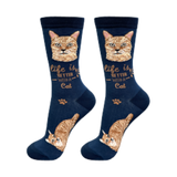E & S Imports Life is Better With an Orange Tabby Socks 