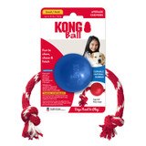 Kong Old Glory Tug & Floss Rope & Ball Natural Rubber Dog Toy S