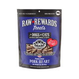 Northwest Naturals Raw Rewards Treats Freeze Dried Pork Heart for Dogs & Cats 3 oz