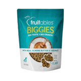 Fruitables Biggies Crunchy Dog Treats with Real Almond Butter & Coconut 16 oz